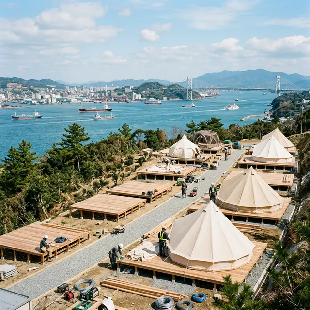 下関市新オープンキャンプ場